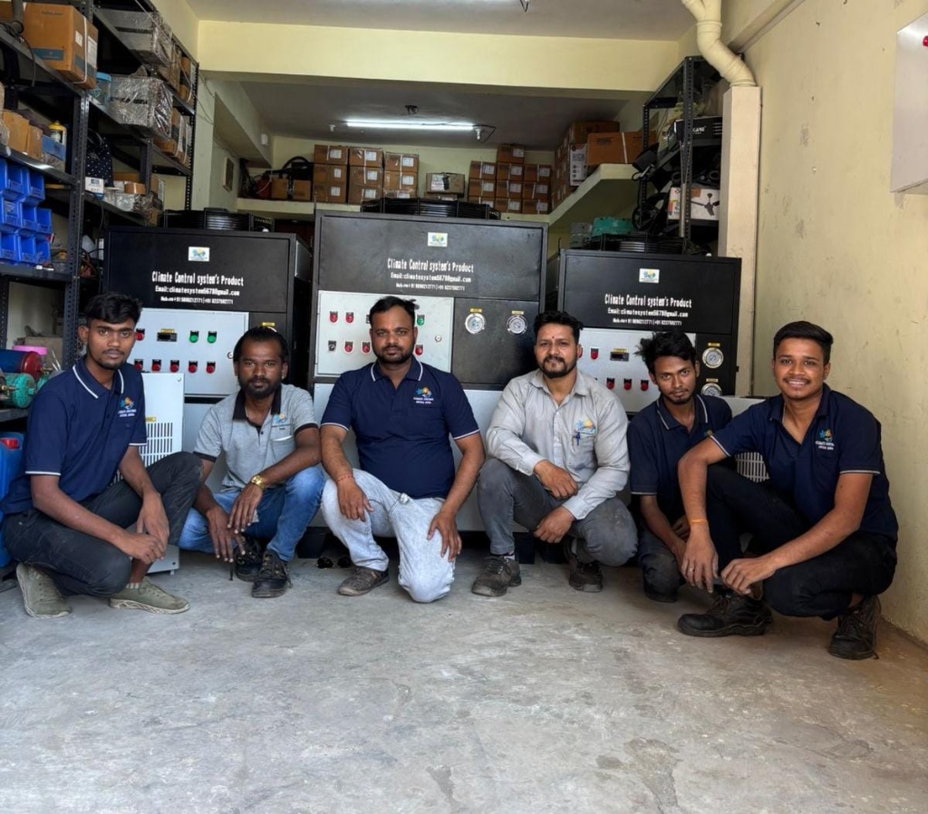 Climate Control System India engineering team and manufacturing workshop in Pune